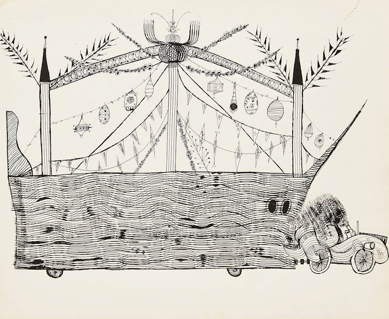 Louis de Niverville, Selection of Drawings and Prints, six pen and ink drawings; seven prints - view 10