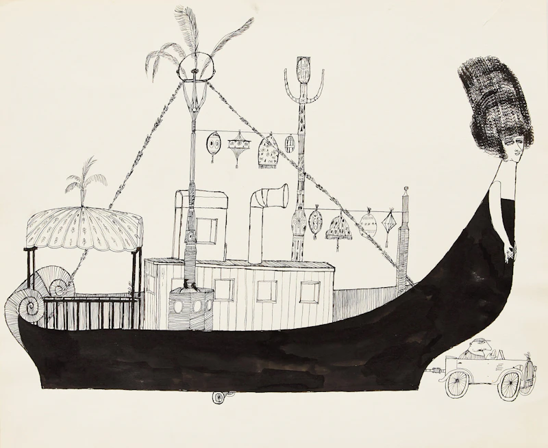 Louis de Niverville, Selection of Drawings and Prints, six pen and ink drawings; seven prints - view 13