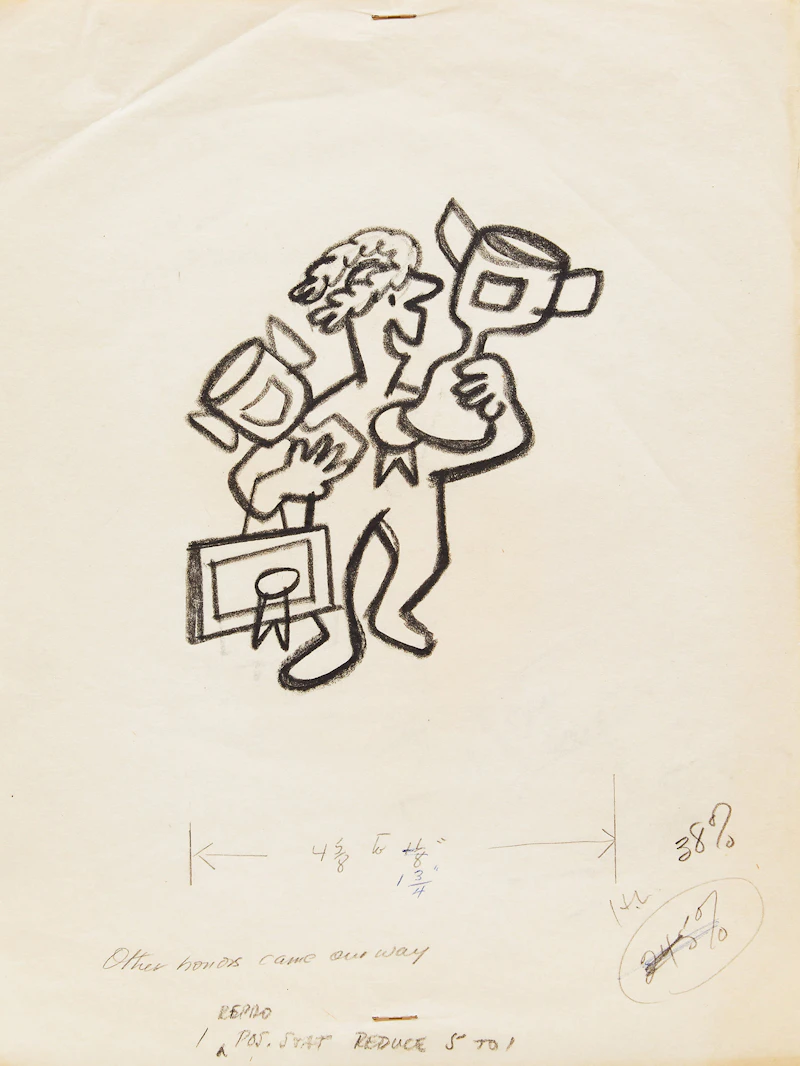 George Feyer, Sixteen Illustrations and Cartoons, mixed media, circa 1960s - view 3