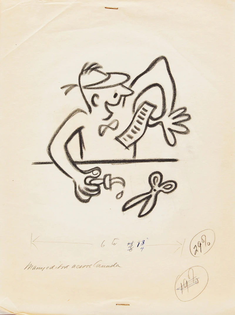 George Feyer, Sixteen Illustrations and Cartoons, mixed media, circa 1960s - view 4