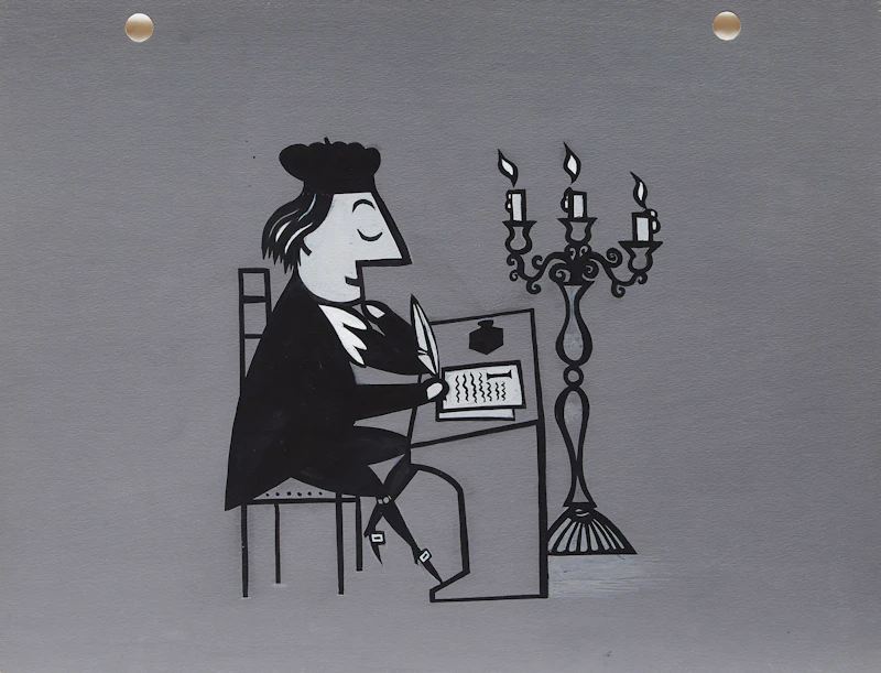 George Feyer, Sixteen Illustrations and Cartoons, mixed media, circa 1960s - view 6