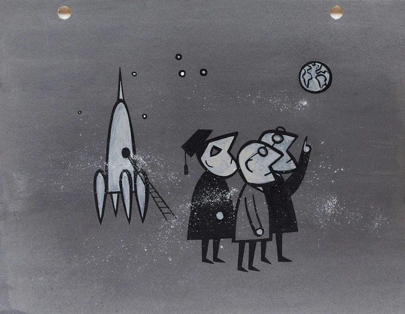 George Feyer, Sixteen Illustrations and Cartoons, mixed media, circa 1960s - view 9