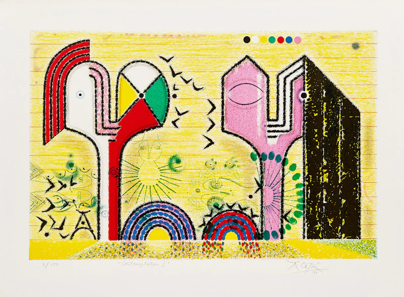 Anton Cetin, Selection of Twenty Colour Lithographs, 20 colour lithographs - view 15