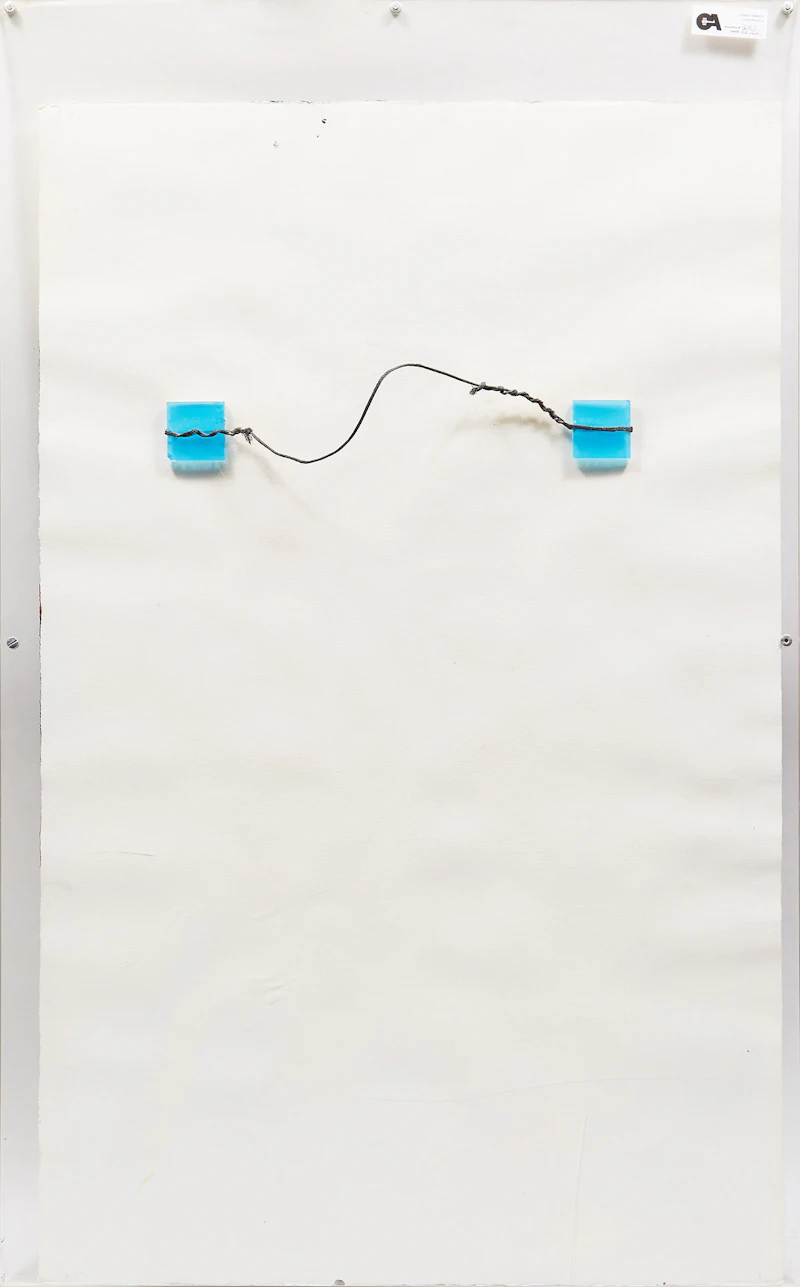 Joanne Corno, Male Rear Torso, mixed media on paper - view 3