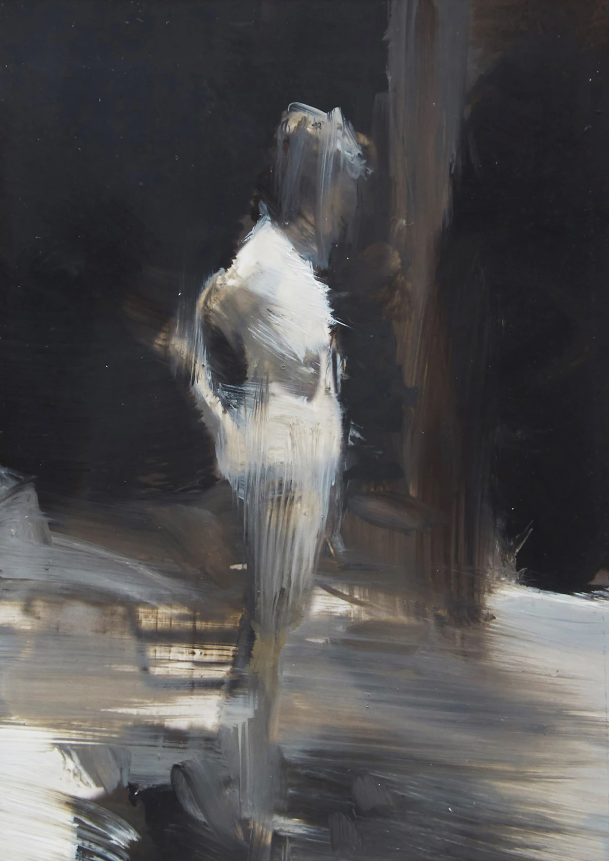 Sophie Jodoin, Nude 2, oil on paper, 2006