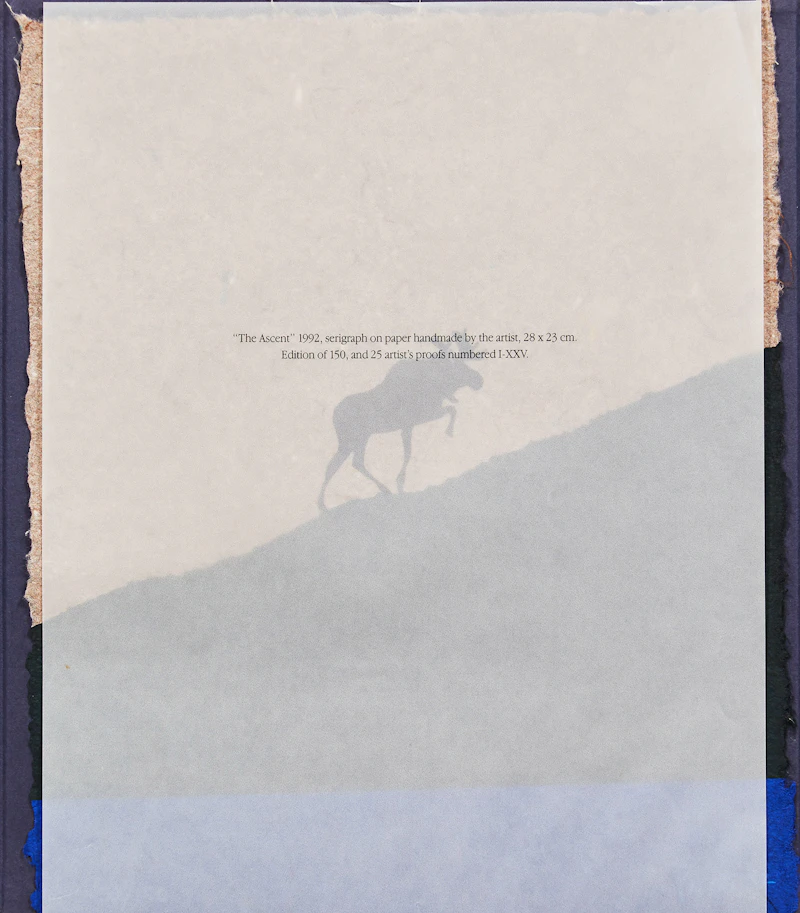 Charles Pachter, Charles Pachter; The Ascent, book and serigraph, 1992 - view 2