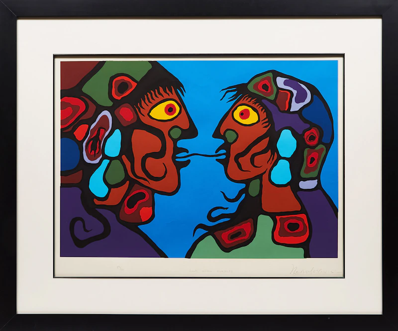 Norval Morrisseau, Look Within Ourselves, colour serigraph - view 2