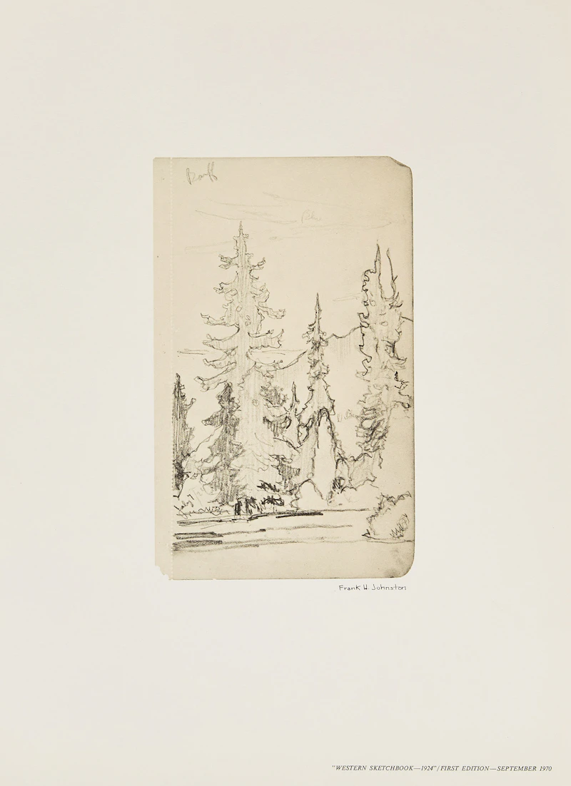 Frank Hans Johnston, Franz Johnston: Western Sketchbook - 1924, folio of eight prints, 1970 - view 2