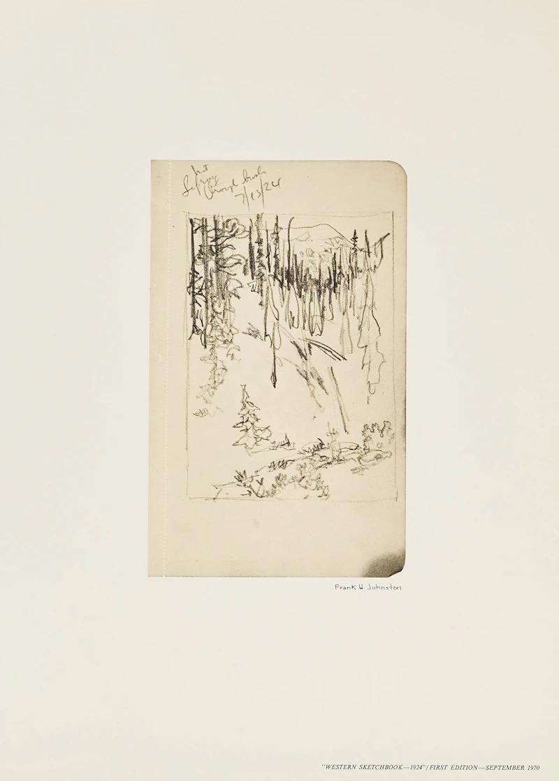 Frank Hans Johnston, Franz Johnston: Western Sketchbook - 1924, folio of eight prints, 1970 - view 4
