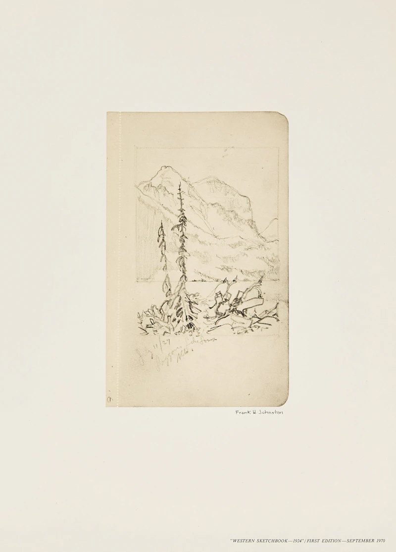 Frank Hans Johnston, Franz Johnston: Western Sketchbook - 1924, folio of eight prints, 1970 - view 5