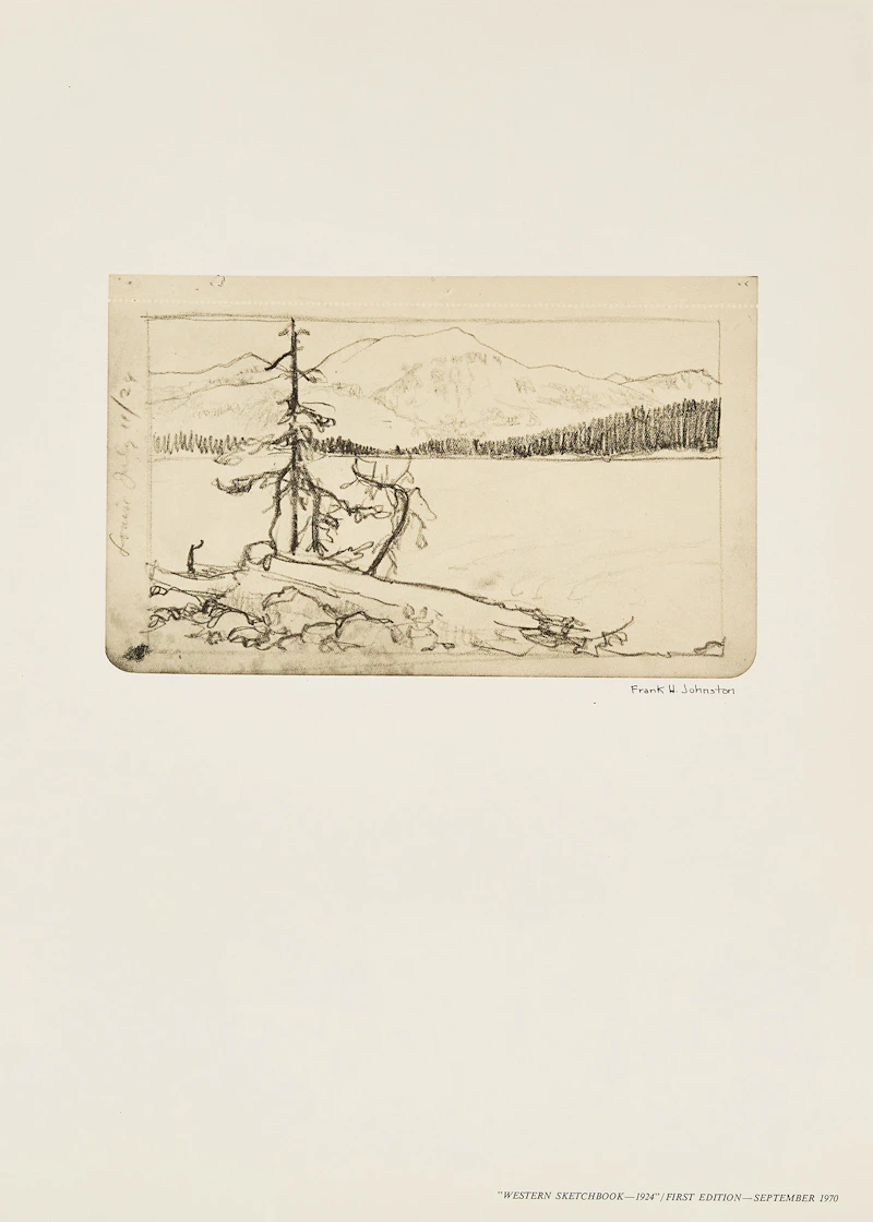 Frank Hans Johnston, Franz Johnston: Western Sketchbook - 1924, folio of eight prints, 1970 - view 6
