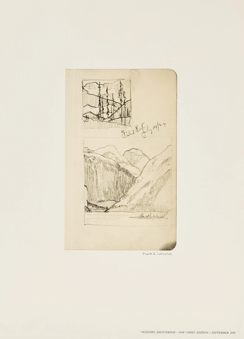 Frank Hans Johnston, Franz Johnston: Western Sketchbook - 1924, folio of eight prints, 1970 - view 7
