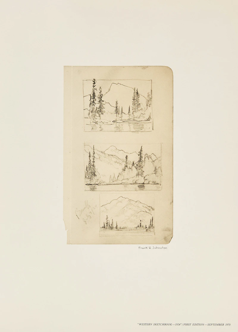 Frank Hans Johnston, Franz Johnston: Western Sketchbook - 1924, folio of eight prints, 1970 - view 9