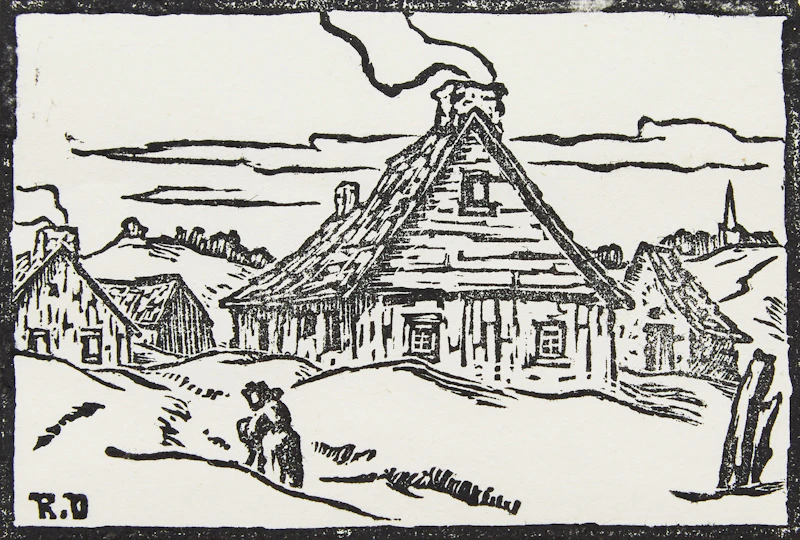 Rodolphe Duguay, Eastern Townships, etching