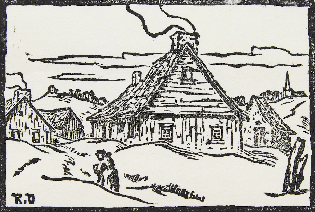 Rodolphe Duguay, Eastern Townships, etching