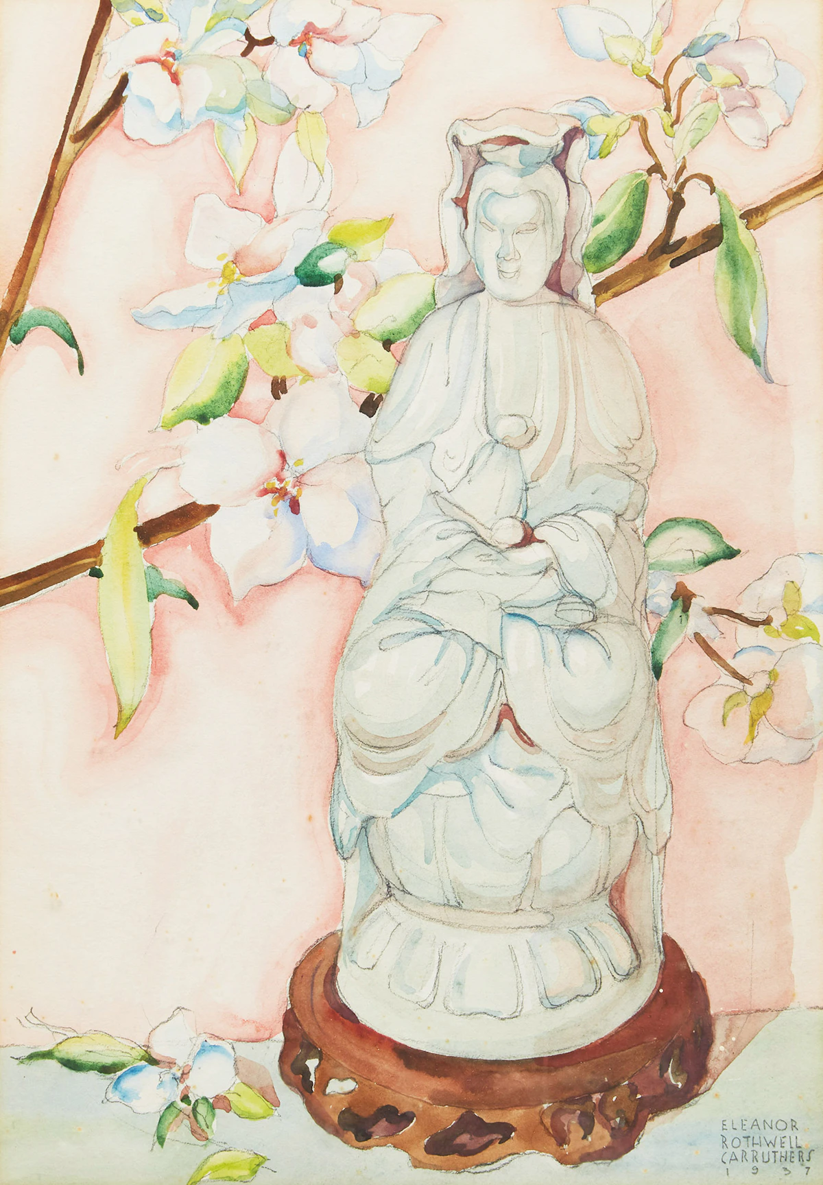 Eleanor Rothwell Carruthers, Still Life, watercolour, 1937