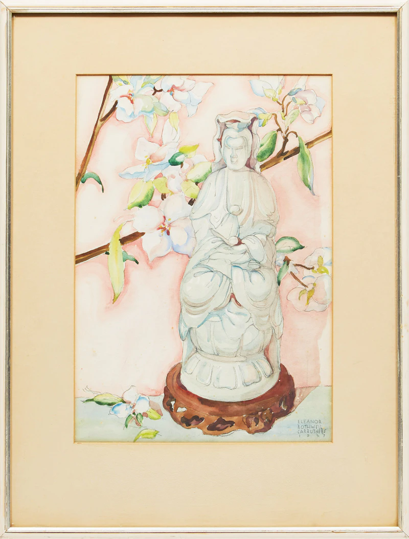 Eleanor Rothwell Carruthers, Still Life, watercolour, 1937 - view 2