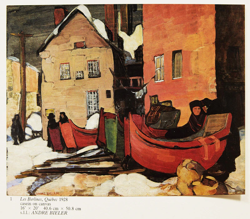 André Charles Biéler, Andre Bieler: An Artist’s Life and Times; “Mon Voisin”, book with framed colour woodblock - view 3