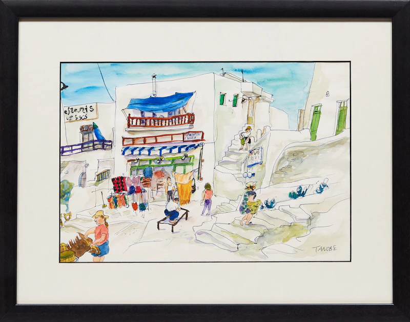 Miyuki Tanobe, Myconoss [sic], ink and watercolour, 1970 - view 2