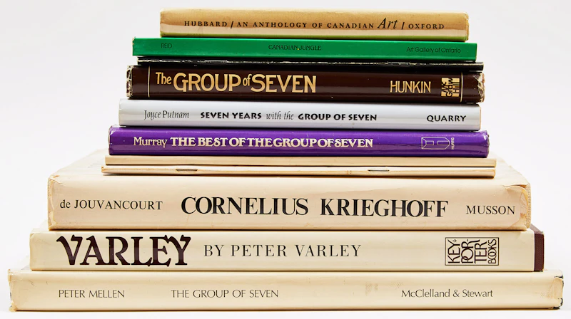 Books and Reference, Eleven Canadian Art Reference Books, eleven books