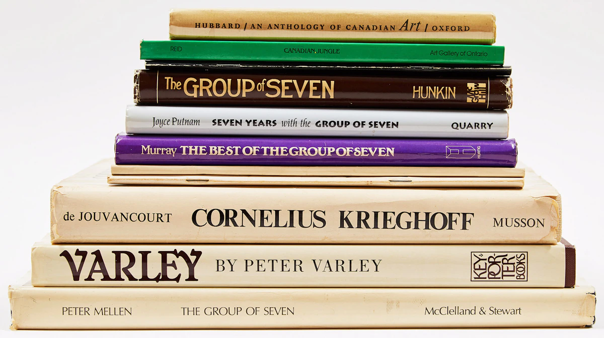 Books and Reference, Eleven Canadian Art Reference Books, eleven books