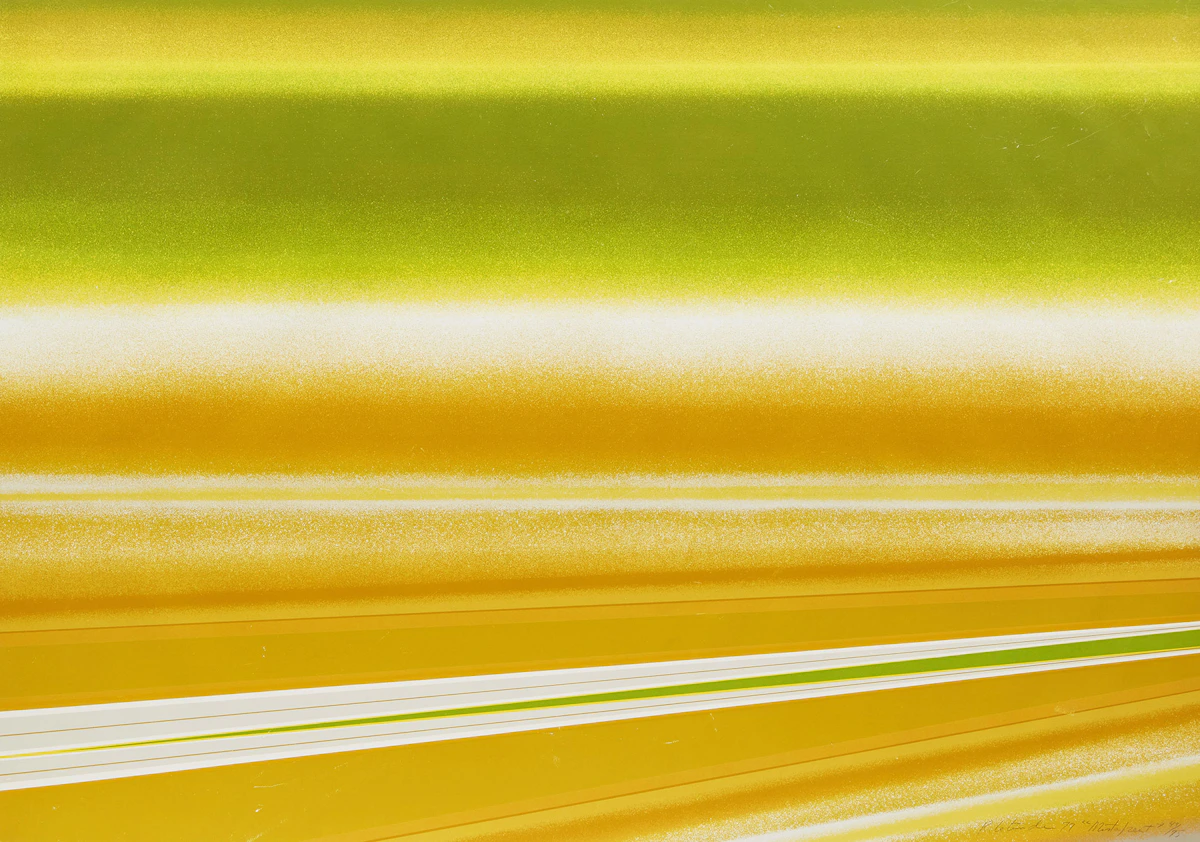 Rita Letendre, Mistopent, colour serigraph, 1977
