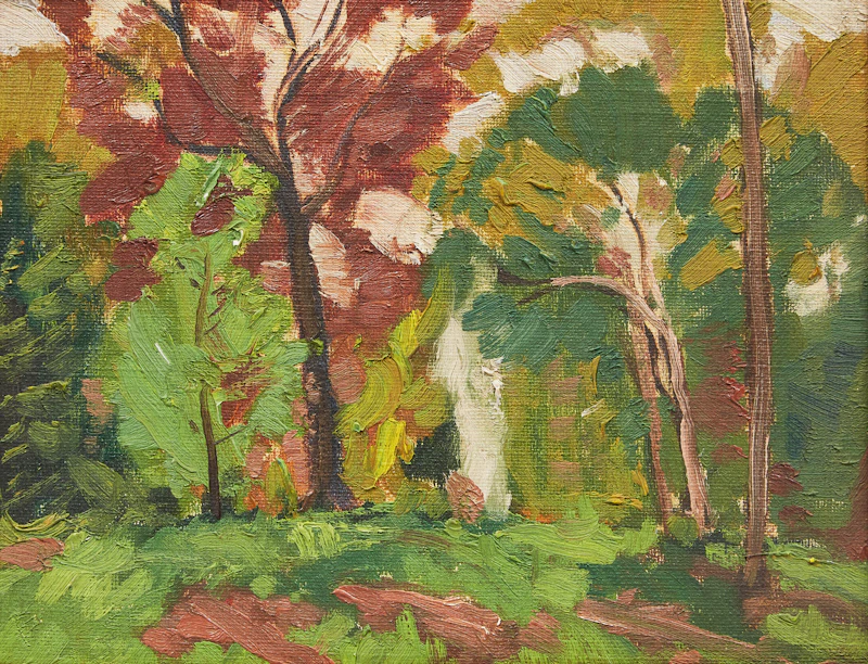 Summer Landscape; Evening Landscape by George Henry Griffin