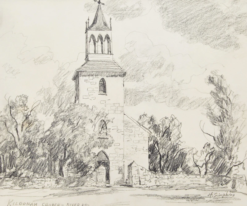 Kildonan Church, River Road; Dumfries by Henry John Simpkins