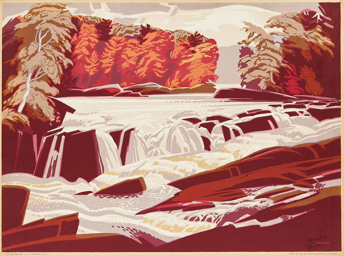 Lawrence Arthur Colley Panton, Silver Stream, sampson-matthews silkscreen