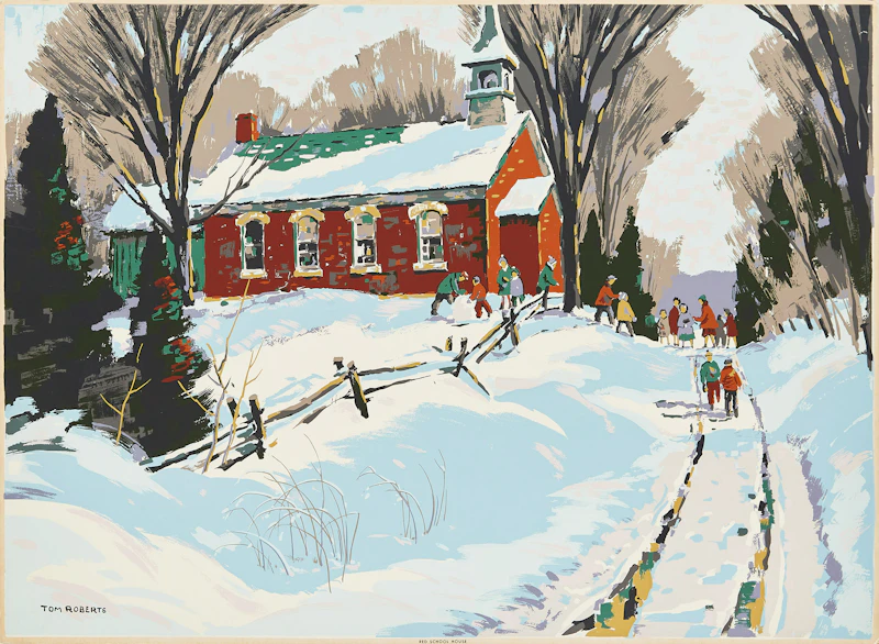 Red School House by Thomas Keith Roberts