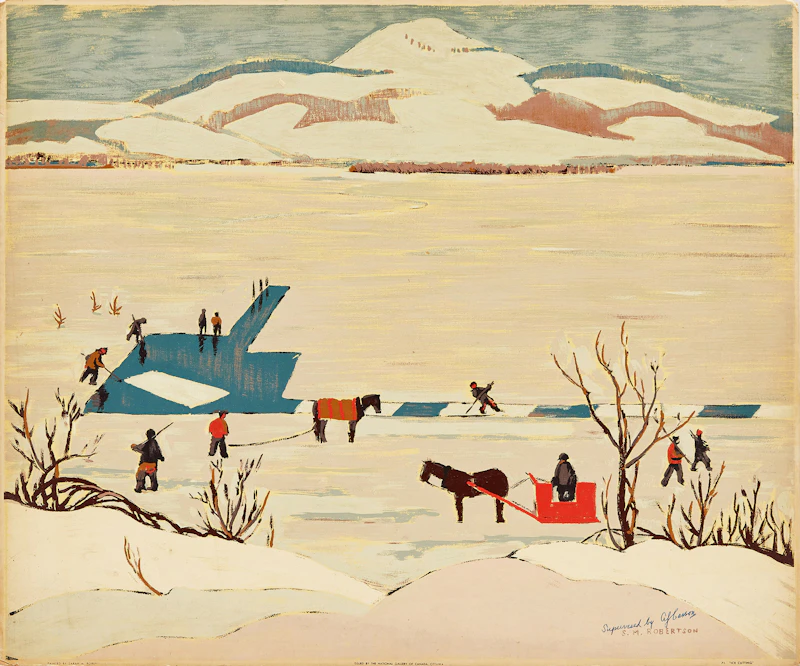 Ice Cutting by Sarah Margaret Robertson