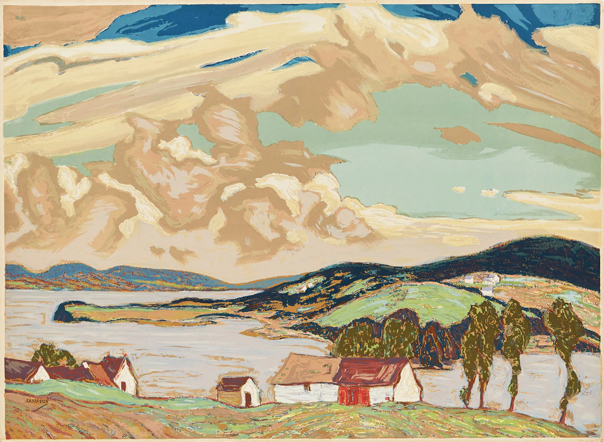 Joseph Ernest Sampson, Gaspé, sampson-matthews silkscreen