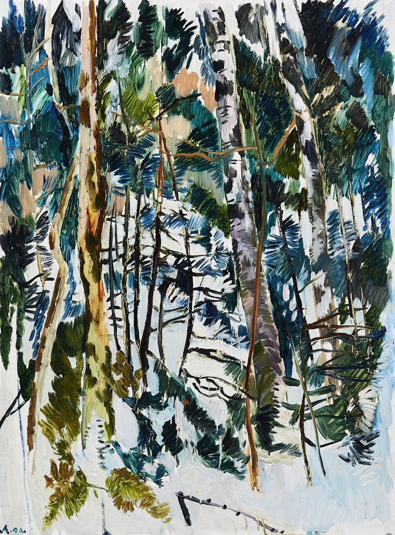 Winter Landscape with Trees by Andrew Till