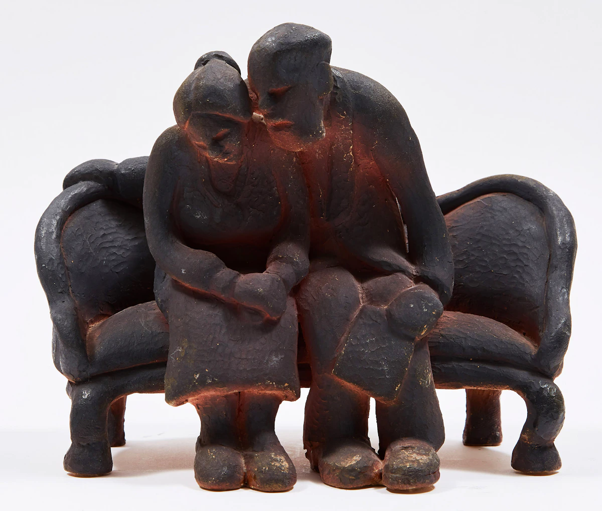 Dora Wechsler, The Letter, ceramic sculpture, 1944