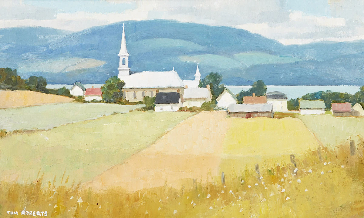 Thomas Keith Roberts, St. Aubert in Summer, oil on masonite