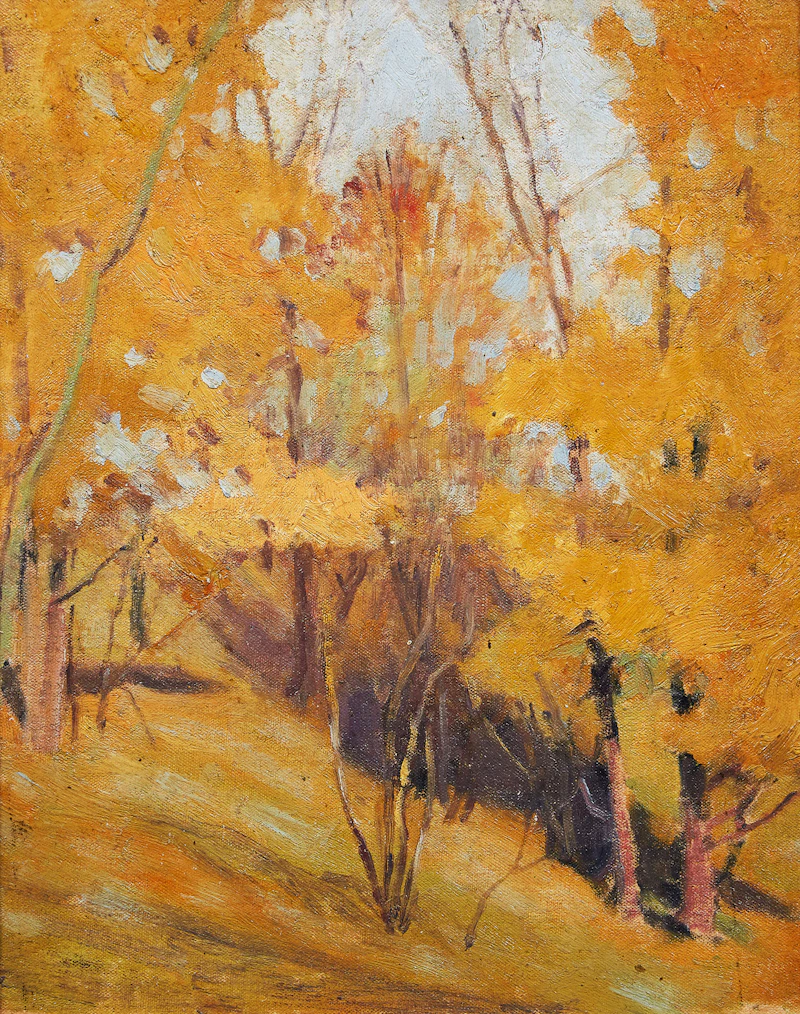 Autumn Woods by Thomas Garland Greene