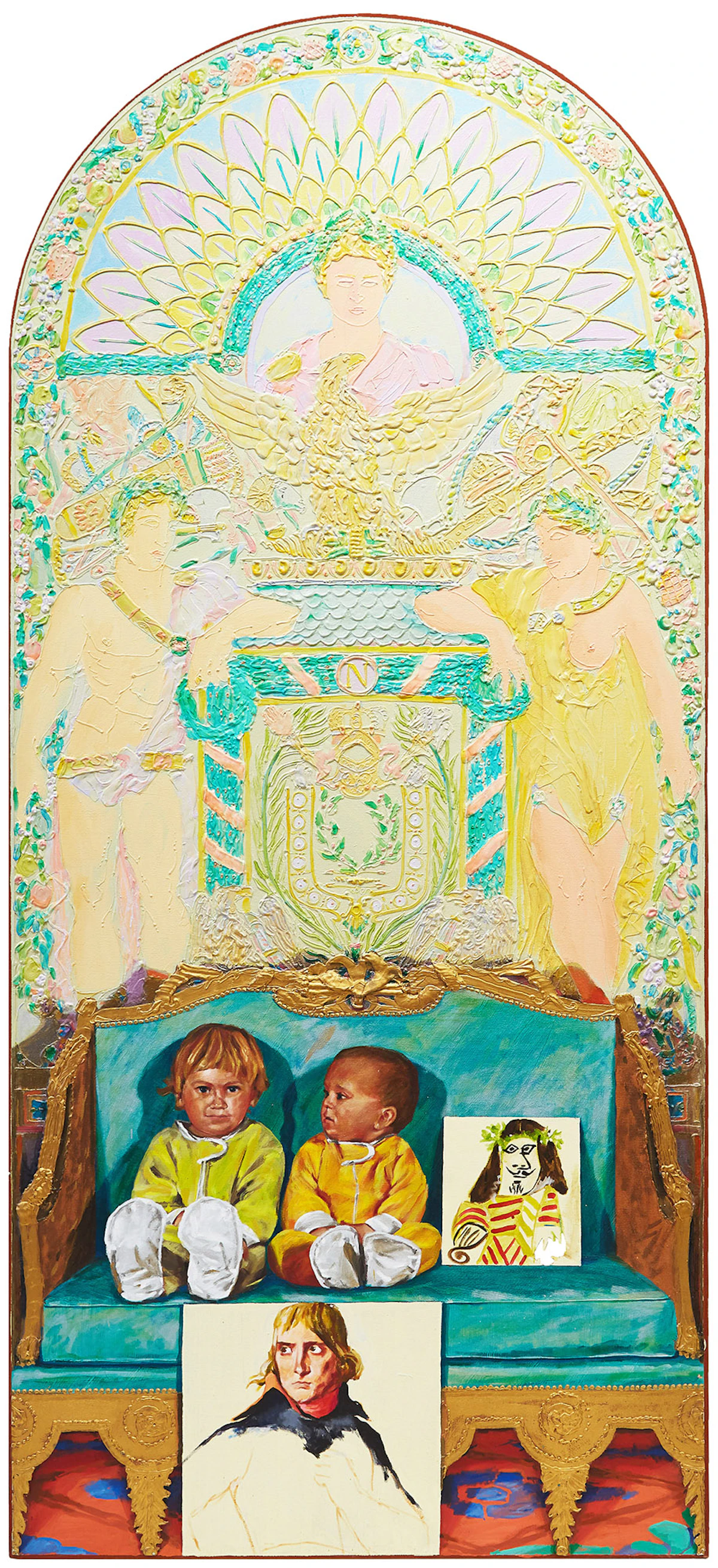 Phil Richards, Short People #2, acrylic on canvas, 1979