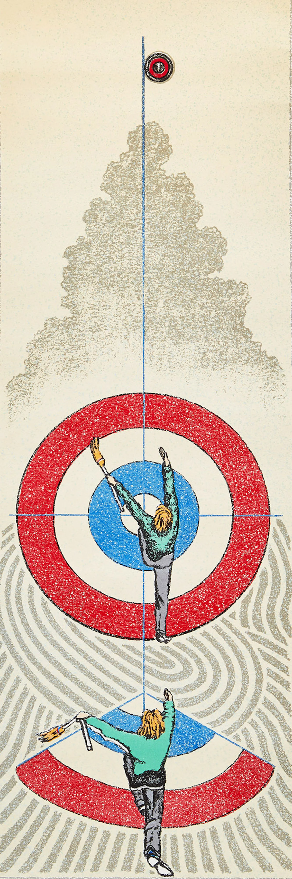 Don Proch, Granite II, silkscreen, 1979