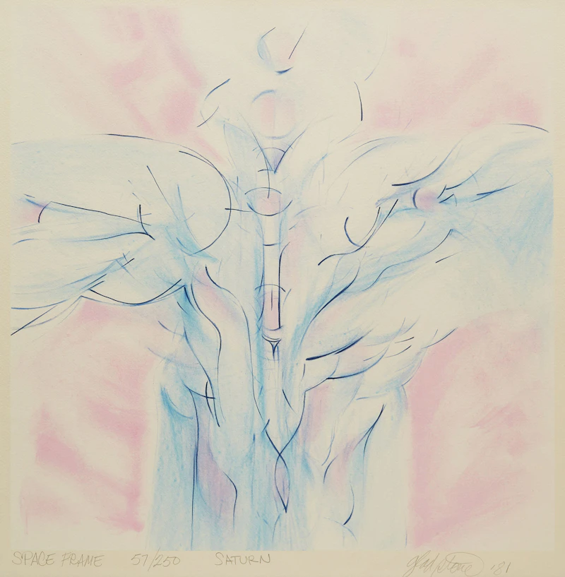 Saturn and Venus (Space Frame Series) by Gerald Gladstone