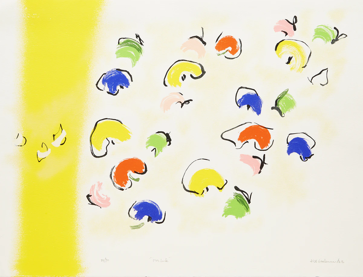 Various Artists, Seven Prints from the “Homage to Jack Bush” Portfolio, three serigraphs; four etchings, 1984