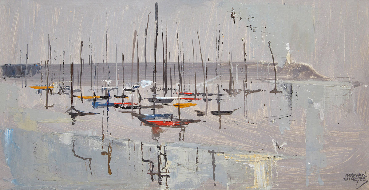 John Adrian Darley Dingle, Refuge, oil on board