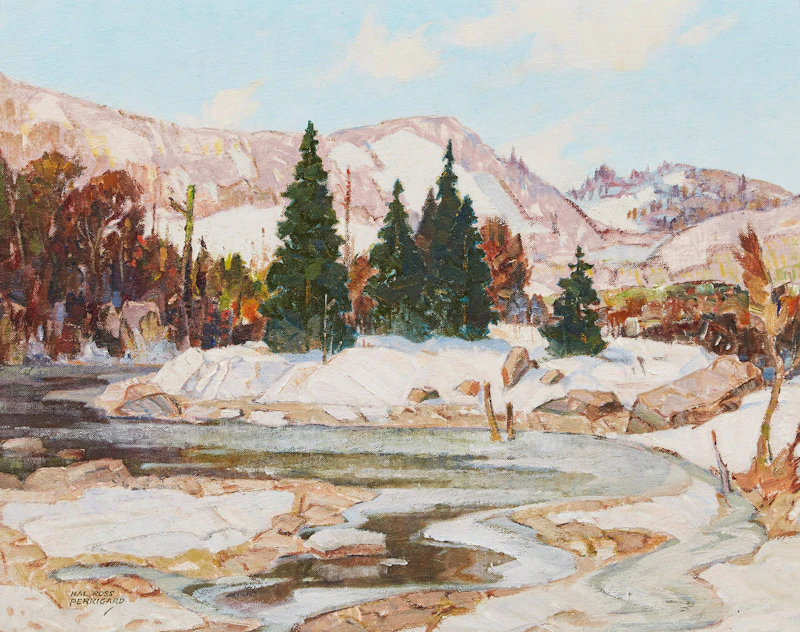 High Water - Springtime, Eastern Townships by Hal Ross Perrigard