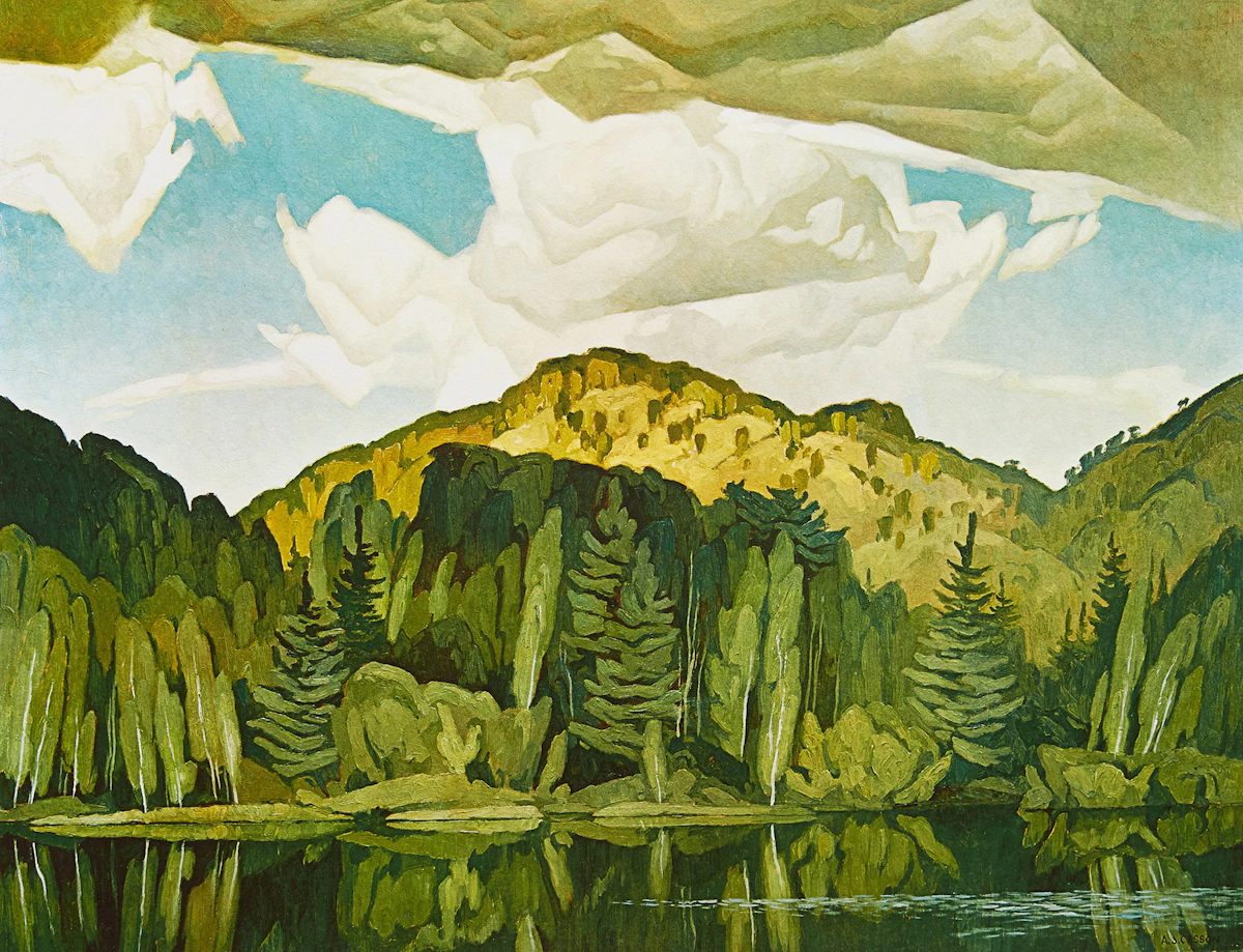 Alfred Joseph Casson, Bedard Pond, colour serigraph