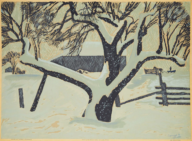 The Snowstorm by Thoreau MacDonald