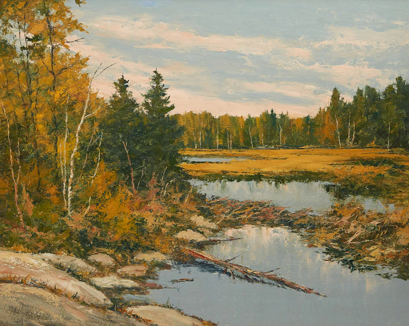 Wilf Frank Griffiths, Beaver Dam, Muskoka, oil on board