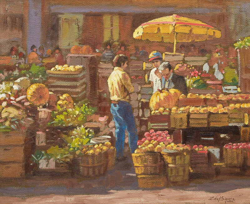 Littorio Del Signore, Marche Atwater, Montreal, oil on canvas
