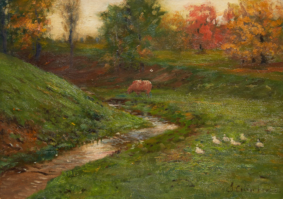 John Colin Forbes, Conway Creek , oil on board