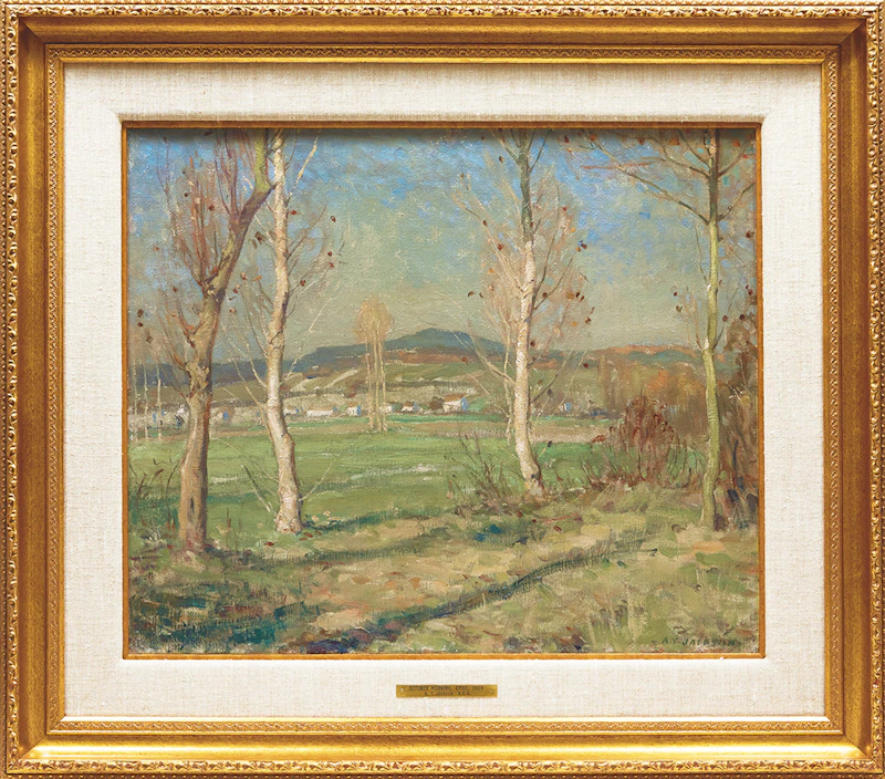 Alexander Young Jackson, October Morning, Épisy (1909), oil on canvas, 1909 - view 2