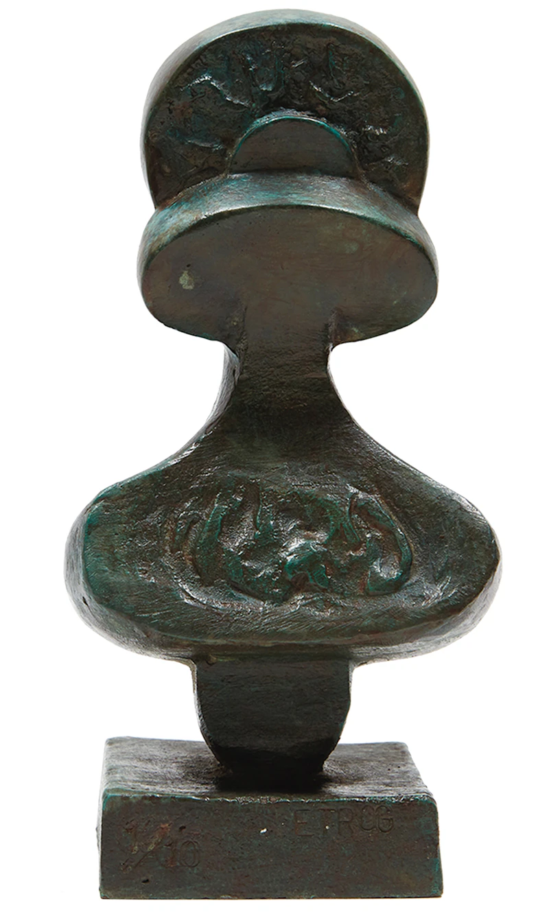 Sorel Etrog, Study for Madonna Bust, bronze, 1963 - view 7