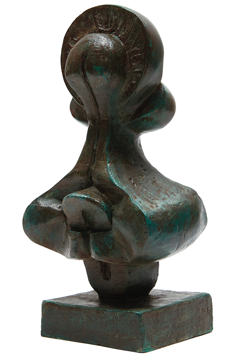 Sorel Etrog, Study for Madonna Bust, bronze, 1963 - view 12